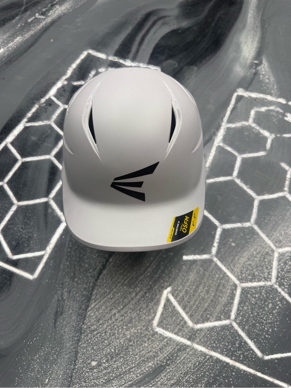 Giro White VR Safety Helmet with Black Logo 6 1/4- 67/8 baseball helmet